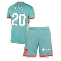 Atletico Madrid Axel Witsel #20 Fußballbekleidung Auswärtstrikot Kinder 2024-25 Kurzarm (+ kurze hosen)